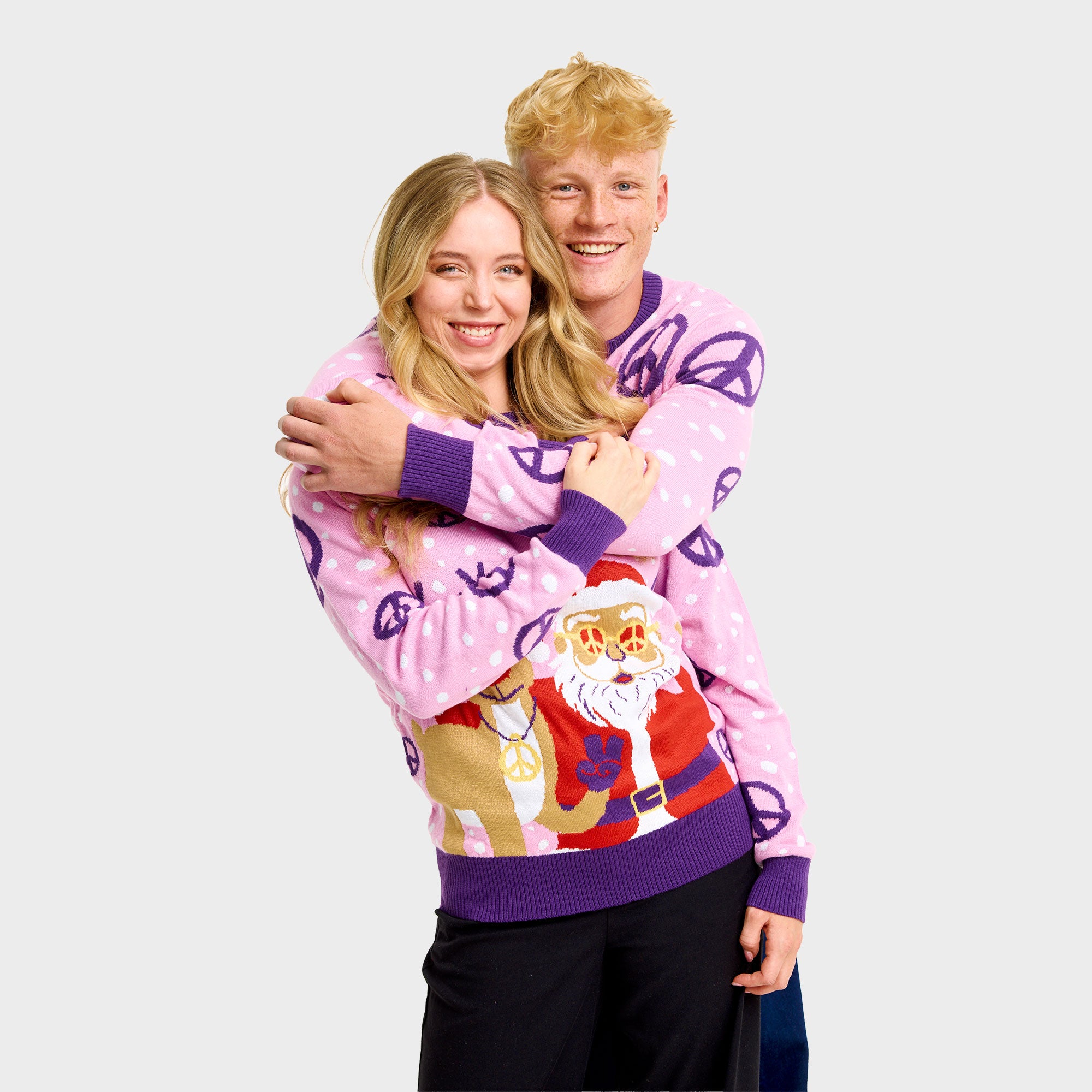 Hippie julesweater - Dame